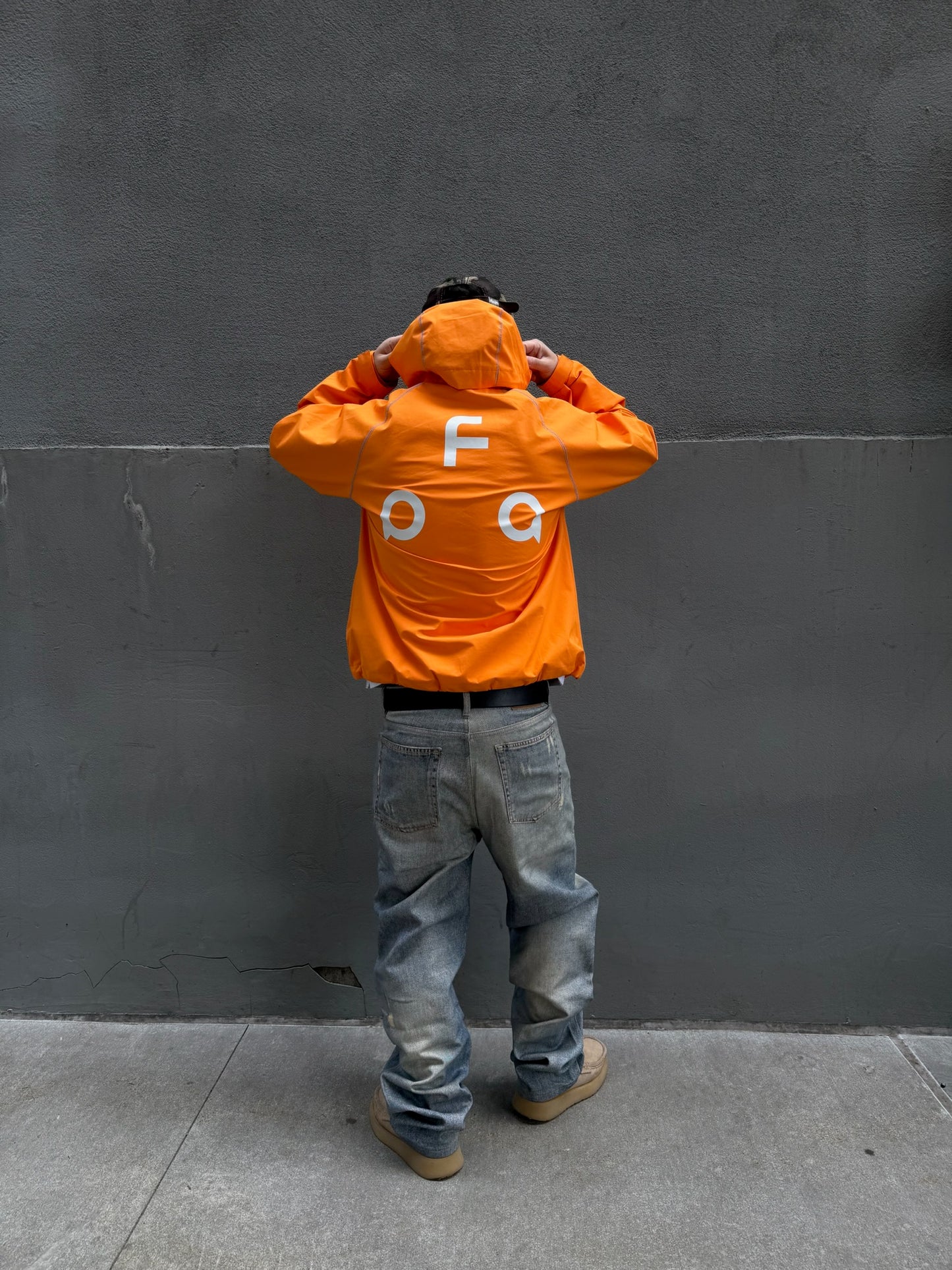 Printed Distress Denim