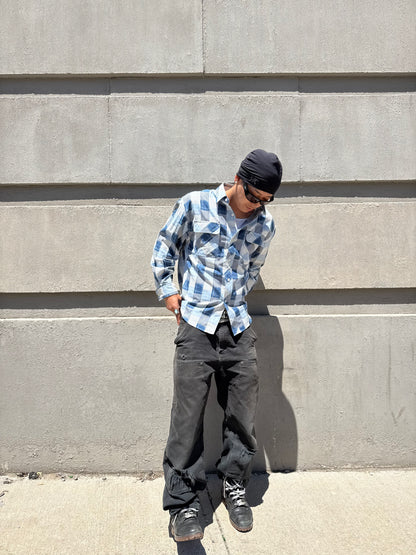 Blue Plaid shirt
