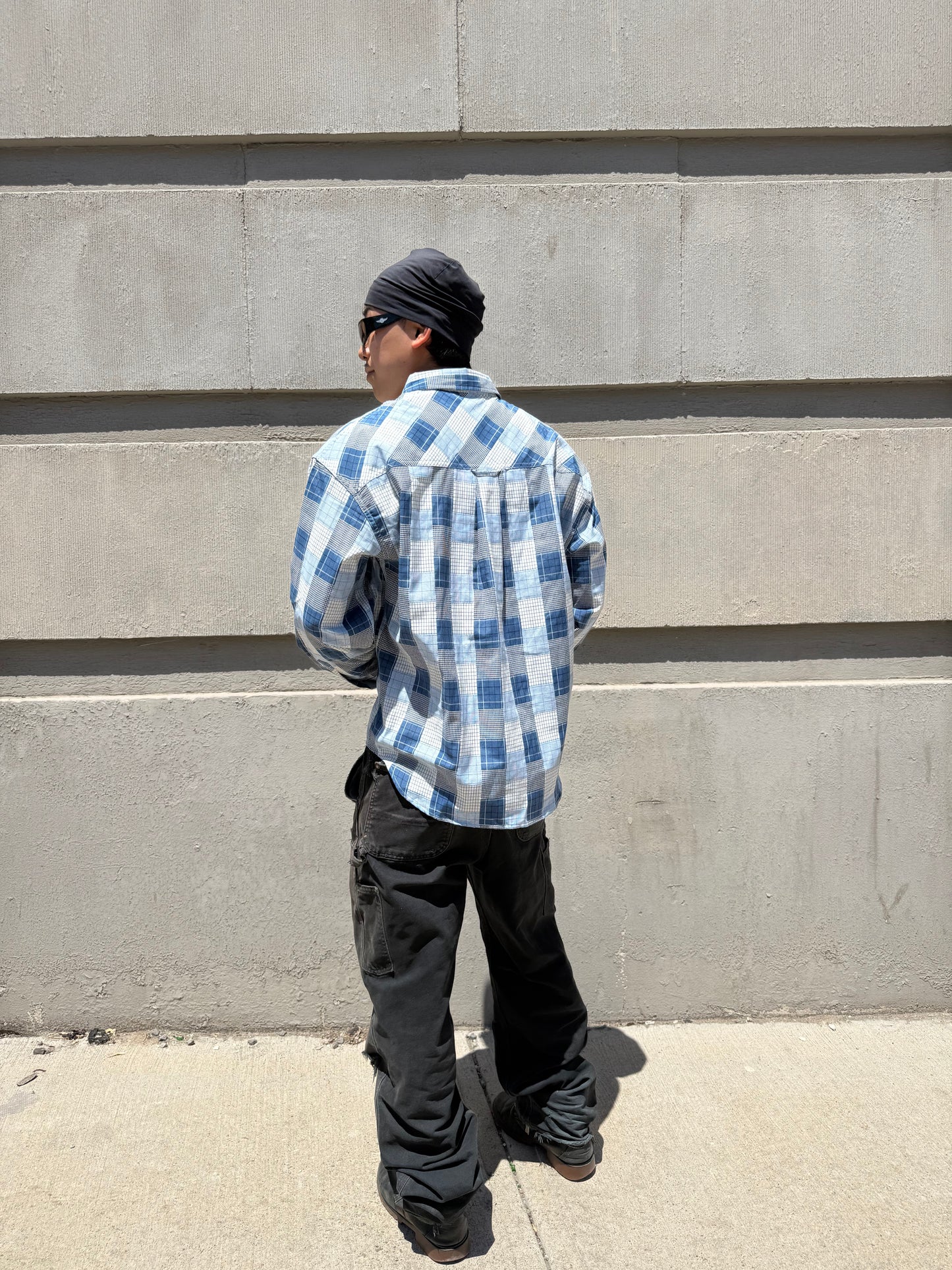 Blue Plaid shirt