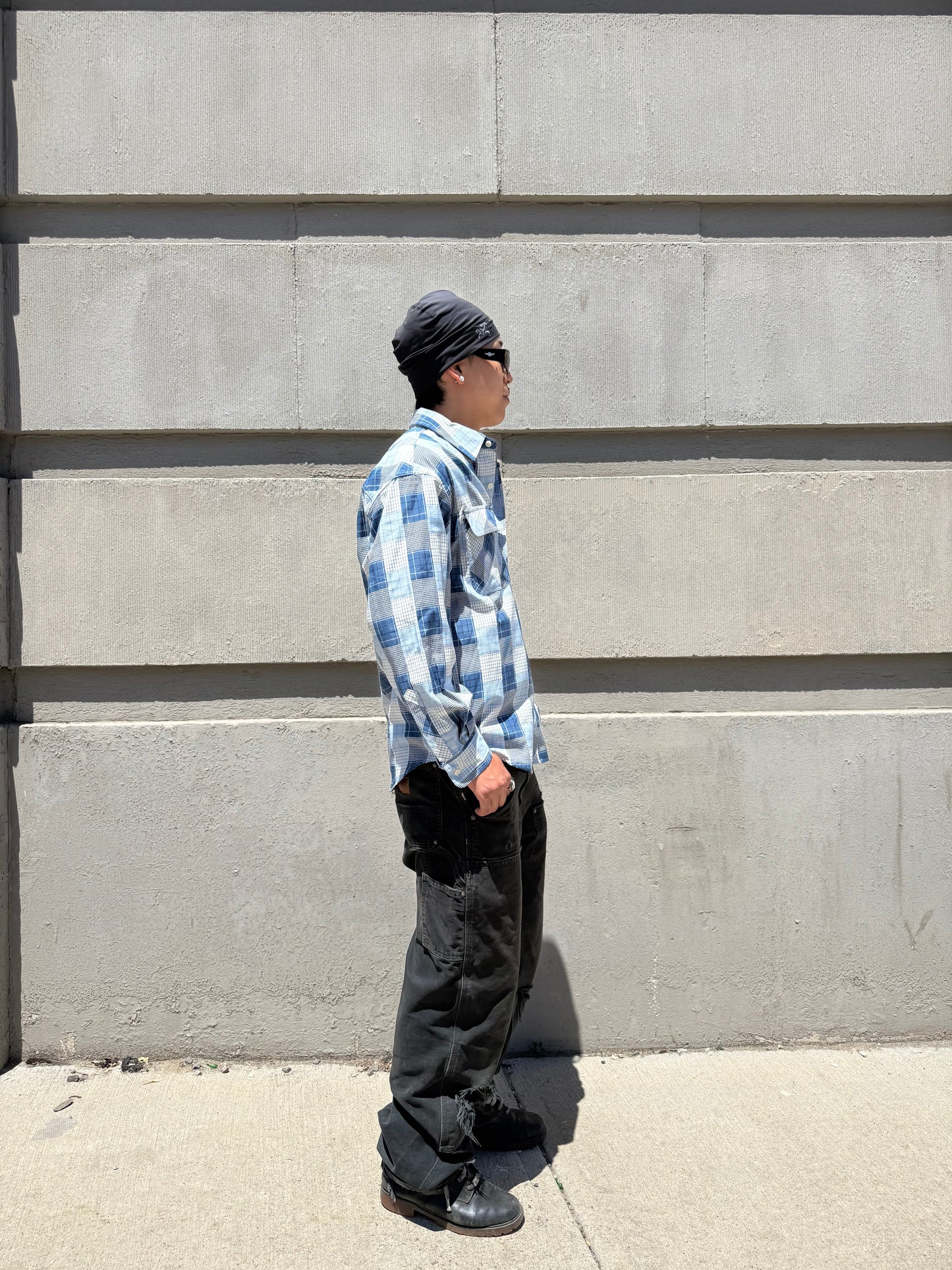 Blue Plaid shirt