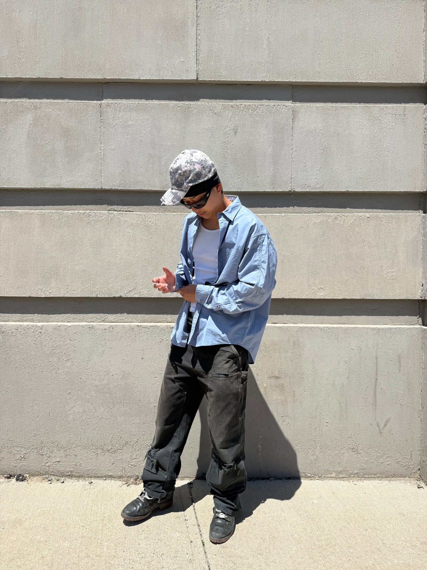 Blue Crunchy Shirt