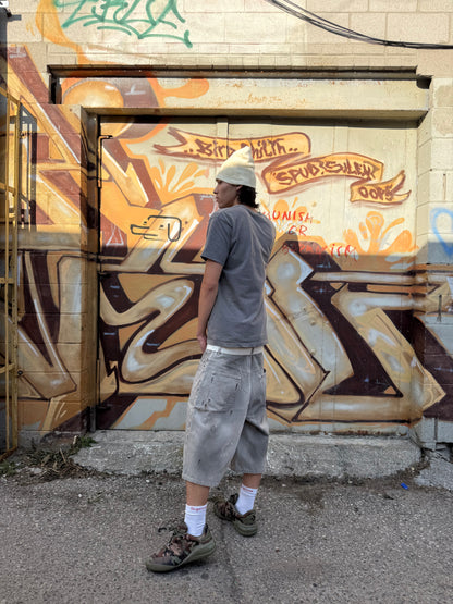 Concrete Baggy Jorts