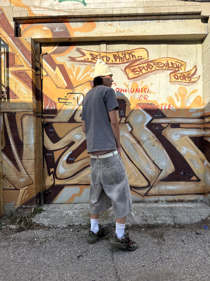 Concrete Baggy Jorts
